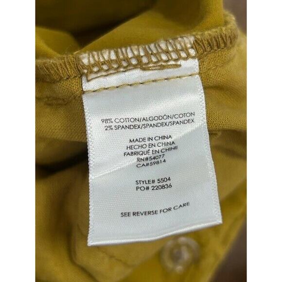 Cabi The Tracker Pants Joggers High Rise Pockets Casual Business Marigold Size 4 - Picture 8 of 9